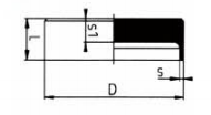 PVDF 對焊管件 管帽/短口